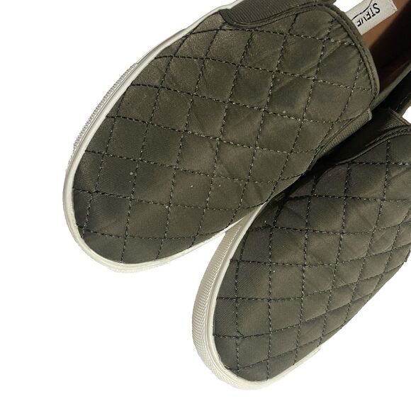 Steve Madden Ennore Quilted Slip‑On Sneakers Green Quilted Slip-On Size 8 - Picture 5 of 10